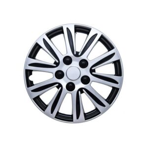 Τάσια 15" OEM Ασημί-Μάυρο 4τμχ.